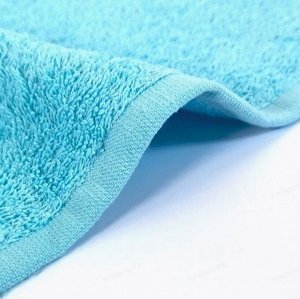 Махровая двуспальная простыня 190*220 см хлопок цвет Бирюза