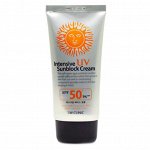 Солнцезащитный крем для лица Intensive UV Sun Block Cream SPF 50+PA+++ 3W Clinic 70 мл