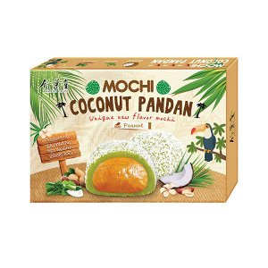 Моти пирожные Bamboo House кокос и пандан Peanut "Арахис" 6 шт 180г
