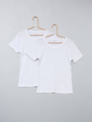 Комплект из 2 хлопковых футболок