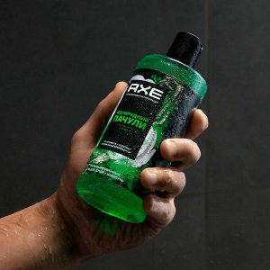 Парфюмированный гель для душа и шампунь 2в1 Изумрудный пачули AXE 400 мл