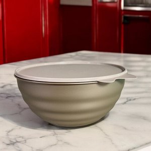 МИСКА С КРЫШКОЙ WAVE 2,8Л (бежевый металлик)