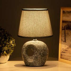 Лампа настольная «Инес» 1x40 Вт Е14 серый 20x20x30 см