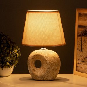 Лампа настольная «Инес» 1x40 Вт Е14 бежевый 20x20x30 см