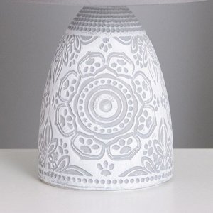 Лампа настольная «Замира» 1x40 Вт Е14 серый 20x20x32 см