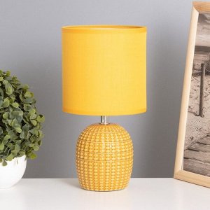 Лампа настольная «Иона» 1x40 Вт Е14 коричневый 13x13x25 см