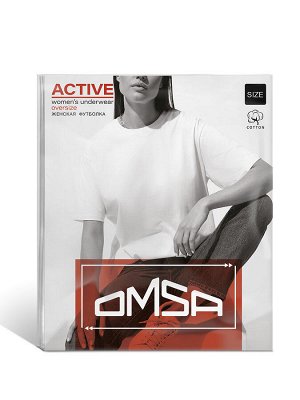 1301 Футболка женская OVERSIZE COTTON (Omsa)