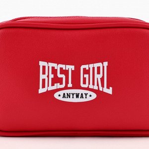 Детская сумка Best girl, искусственная кожа, розовая, 18x6x11 см