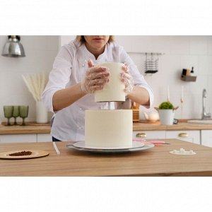 Палочки-дюбели для кондитерских изделий KONFINETTA, набор 8 шт., d=0.9 см, 30 см, пластик, белые