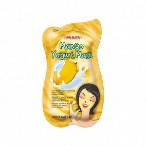 Йогуртовая маска для лица с экстрактом манго "Prreti Yogurt Mask" 10 мл