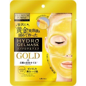 Гидрогелевая маска "Premium Puresa" с золотом, маслами аргановым, жожоба и оливковым 25 г /144
