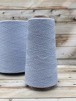 Пряжа для вязания 127 гр., Organic Coton 100% органический хлопок 2500 м/100 грамм Сток Бренда Huggo Boss Васильковый голубой