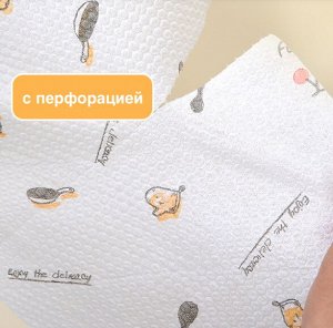 Многоразовые нетканные салфетки в рулоне 40 листов