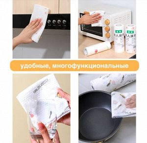Многоразовые нетканные салфетки в рулоне 40 листов