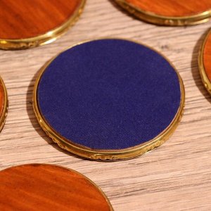 Подставки под горячее, 6 шт, 7x6x10.5 см, дерево шишам