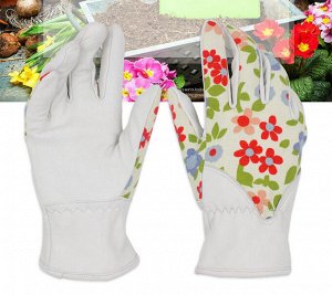 утепленные перчатки из кожи для работы с колючими видами растений(Япония)