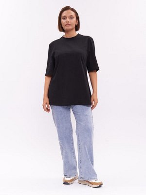 Футболка из хлопка FU21502BLK01