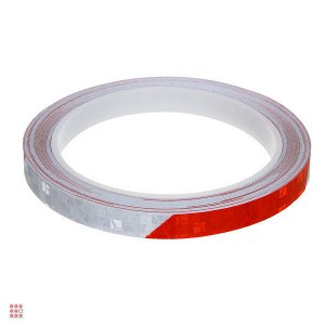 Альфа812 Клейкая лента сигнальная красно-белая, 8м., 1 шт.