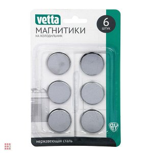 Магнитики на холодильник, 2,5см, нерж. сталь 430 + 3мм магнит, 2 дизайна