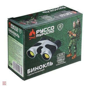 Бинокль, пластик, 4х30 РУССО ТУРИСТО