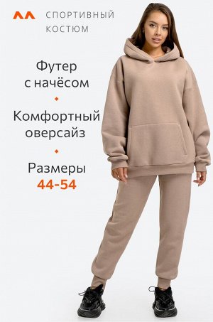 Теплый женский костюм из футера с начесом Happyfox