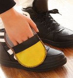 Салфетка варежка для полировки обуви из искусственной овечьей кожи