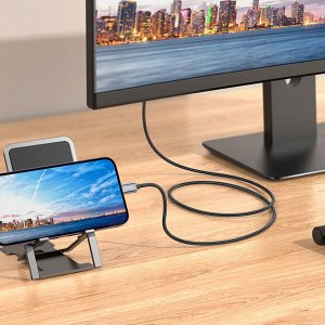 Видеокабель Audio&video HD c iOS Lightning на HDMI HOCO UA27 2м
