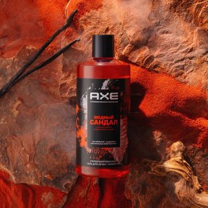 Парфюмированный гель для душа и шампунь 2в1 Медный сандал AXE 400 мл