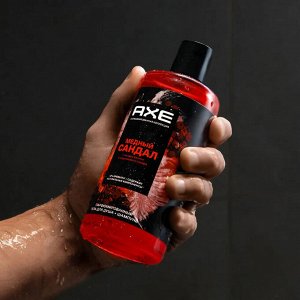 Парфюмированный гель для душа и шампунь 2в1 Медный сандал AXE 400 мл