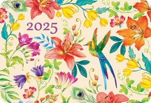 ЛиС Карманный календарь 2025 &quot;Колибри и цветы&quot;