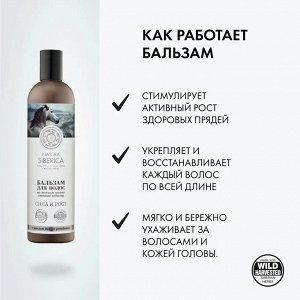 Натура Сиберика Бальзам для волос Сила и Рост 400 мл Natura Siberica