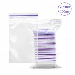 Пакет ZIP LOCK 70*100мм 50мкм, упаковка 100шт.