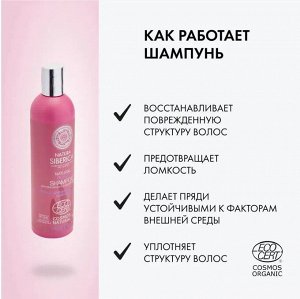 Шампунь для окрашенных и поврежденных волос Натура Сиберика 400 мл Natura Siberica