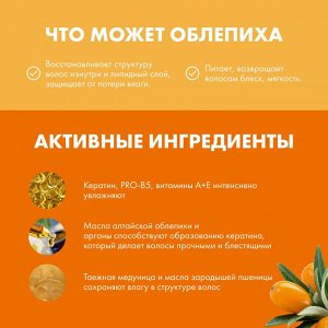 Шампунь для нормальных и сухих волос облепиховый Натура Сиберика 400 мл Natura Siberica