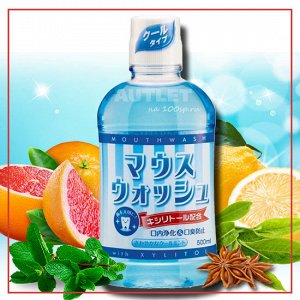 "Nissan FaFa" "Mouthwash cool mint" Средство для полоскания рта с прохладным мятным вкусом