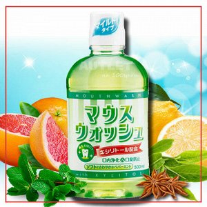 "Nissan FaFa" "Mouthwash peppermint" Средство для полоскания рта со вкусом перечной мяты