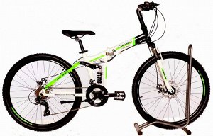 Велосипед CONNOR THOMAS 26" C18B123-26 (чернобело/зеленый)