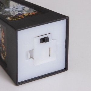 Фигурка светящаяся RISALUX «Привидение», LED-ночник, 3xLR1130, чёрный, 4.4x4.4x9.4 см