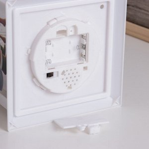 Фигурка светящаяся RISALUX «Чёрный кот», LED-ночник, 3xААА, белый, 14x14x30.5см