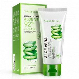 Пенка для умывания aloe vera (100мл.), bioaqua