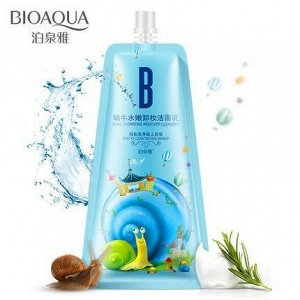 Пенка для умывания очищающая с фильтратом слизи улитки (100г.), BIOAQUA