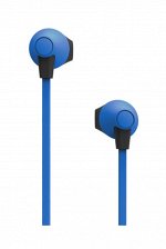 Внутриканальные наушники Boost, soft-touch, синие (SBE-960)