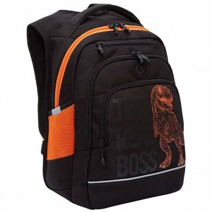 Рюкзак школьный GRIZZLY с карманом для ноутбука 13", анатомической спинкой, для мальчика