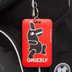 Ранец школьный GRIZZLY суперлегкий с анатомической спинкой, на ножках, с мешком для обуви, для мальчика