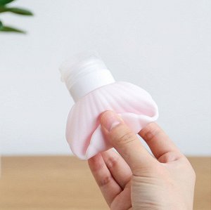 Набор из 3х дорожных флаконов для гелей и шампуней РАКУШКА