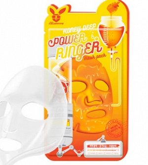 Маска Elizavecca Тканевая д/лица Медовая Honey DEEP POWER Ringer mask pack (Ю. Корея)