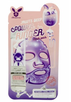 Маска Elizavecca Тканевая д/лица Фруктовая FRUITS DEEP POWER Ringer mask pack (Ю. Корея)