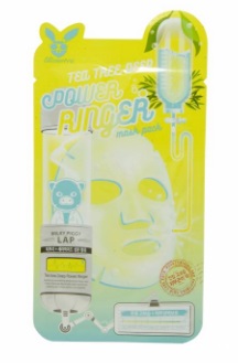 Маска Elizavecca Тканевая д/лица Чайное Дерево TEA TREE DEEP POWER Ringer mask pack (Ю. Корея)