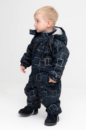 Комбинезон(Осень-Зима)+boys (индиго, кубики)