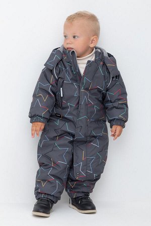 Комбинезон(Осень-Зима)+boys (антрацит, звезды)
